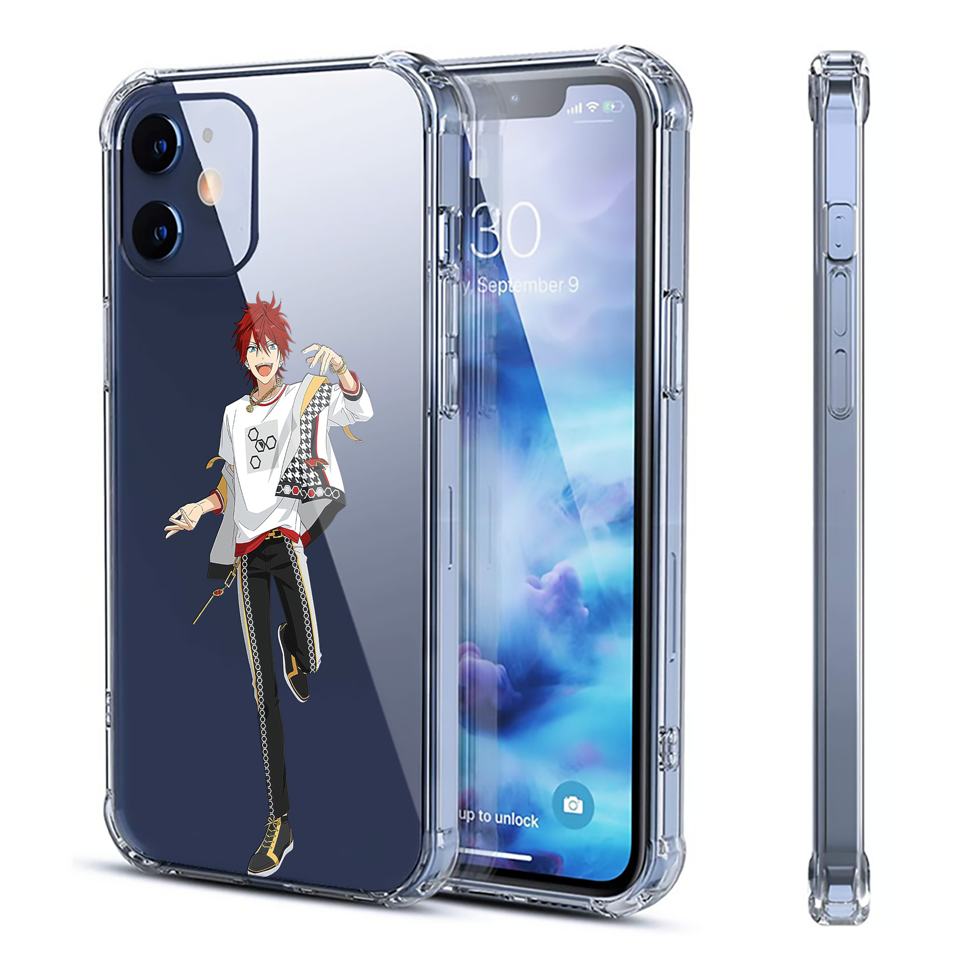 （画像用） あんさんぶるスターズ! Ensemble Stars 【iPhone 12シリーズ対応】透明スマホケース（クリアソフトケース）